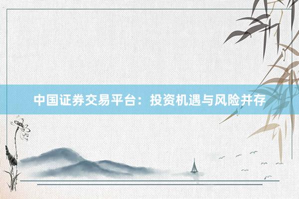中国证券交易平台：投资机遇与风险并存