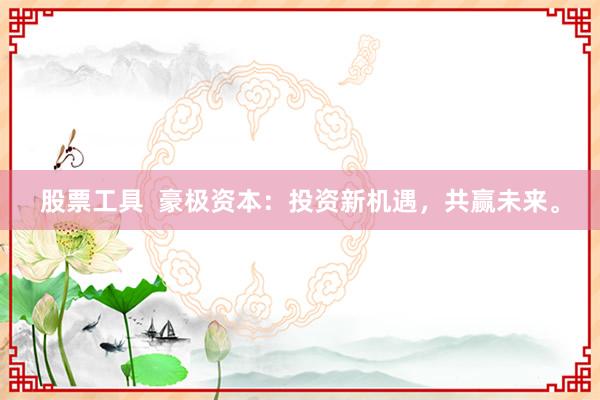 股票工具  豪极资本：投资新机遇，共赢未来。