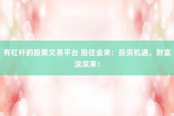 有杠杆的股票交易平台 股往金来：投资机遇，财富滚滚来！