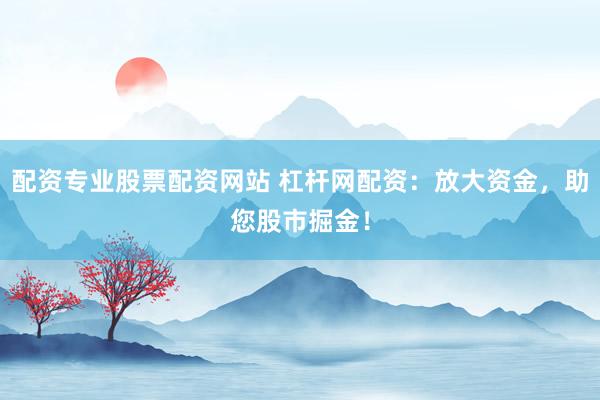 配资专业股票配资网站 杠杆网配资：放大资金，助您股市掘金！